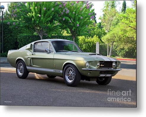 1967 Ford Mustang Shelby Gt500 Metal Print featuring the photograph 1967 Ford Mustang Shelby GT500 by Dave Koontz