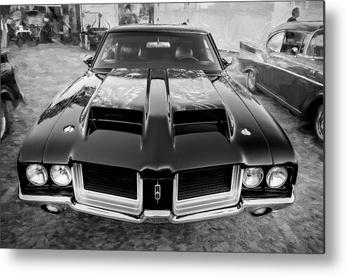 1972 Oldsmobile 442 Metal Print featuring the photograph 1972 Oldsmobile 442 X118 by Rich Franco