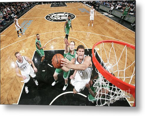 Brook Lopez Metal Print featuring the photograph Brook Lopez #2 by Nathaniel S. Butler