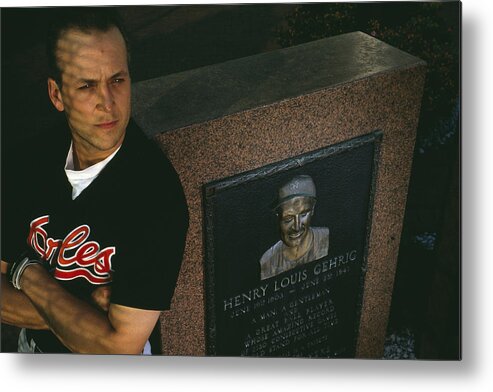 People Metal Print featuring the photograph Cal Ripken by Ronald C. Modra/sports Imagery