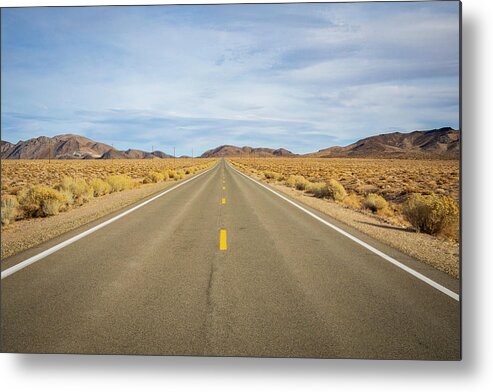 California Metal Print featuring the photograph Darwin Plateau - Highway 190 by Jonathan Babon