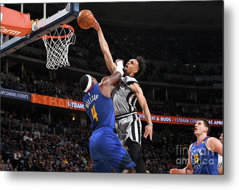 Derrick White Metal Print featuring the photograph Derrick White #2 by Garrett Ellwood