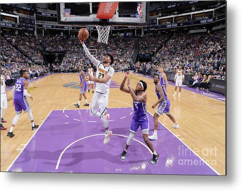 Jamal Murray Metal Print featuring the photograph Jamal Murray by Rocky Widner