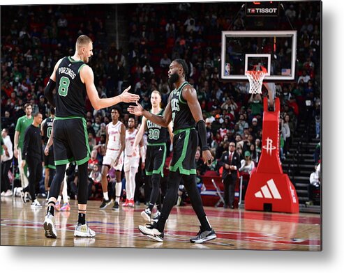 Nba Pro Basketball Metal Print featuring the photograph Jaylen Brown #2 by Logan Riely