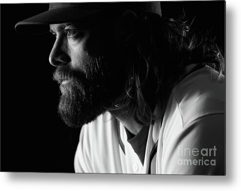 Media Day Metal Print featuring the photograph Jayson Werth by Chris Trotman