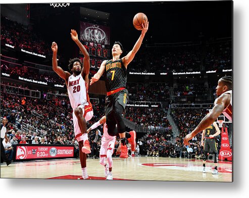 Jeremy Lin Metal Print featuring the photograph Jeremy Lin #2 by Scott Cunningham