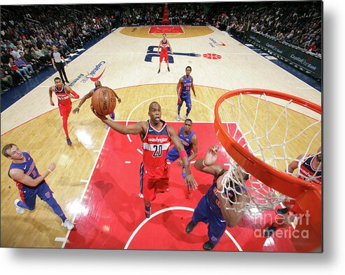 Jodie Meeks Metal Print featuring the photograph Jodie Meeks #2 by Ned Dishman