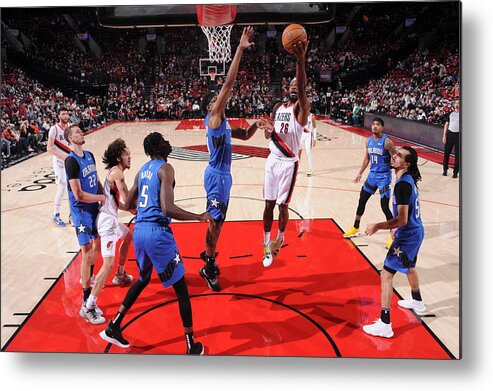 Justise Winslow Metal Print featuring the photograph Justise Winslow by Sam Forencich