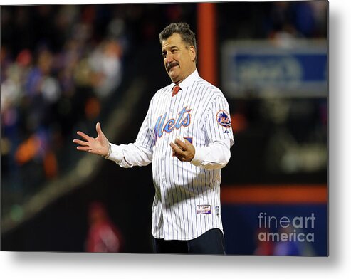 Three Quarter Length Metal Print featuring the photograph Keith Hernandez #2 by Elsa