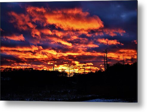 - Lee Nh Sunset Metal Print featuring the photograph - Lee NH sunset #2 by THERESA Nye