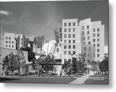 Massachusetts Institute Of Technology Metal Print featuring the photograph Massachusetts Institute of Technology Stata Center by University Icons