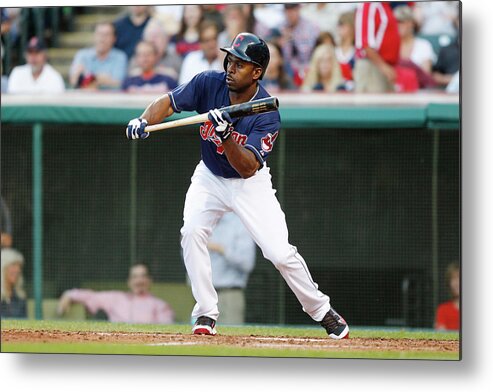 Michael Bourn Metal Print featuring the photograph Michael Bourn #2 by David Maxwell