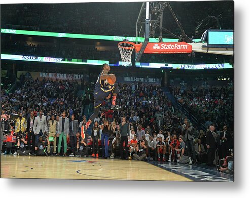 Smoothie King Center Metal Print featuring the photograph Paul George by Jesse D. Garrabrant