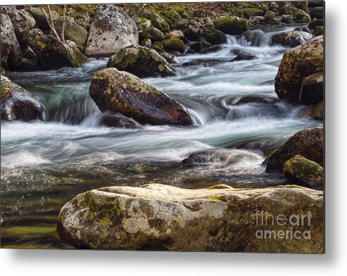 Tremont Metal Print featuring the digital art River Rapids #2 by Phil Perkins