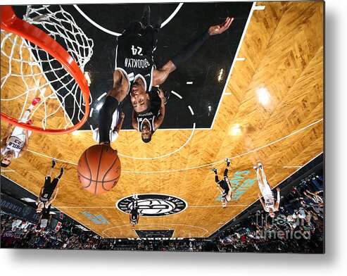 Nba Pro Basketball Metal Print featuring the photograph Rondae Hollis-jefferson by Nathaniel S. Butler