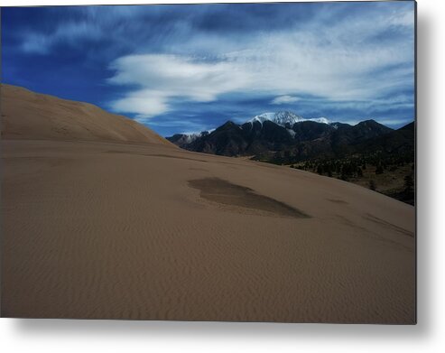  Metal Print featuring the photograph Sand Dunes #2 by Doug Wittrock