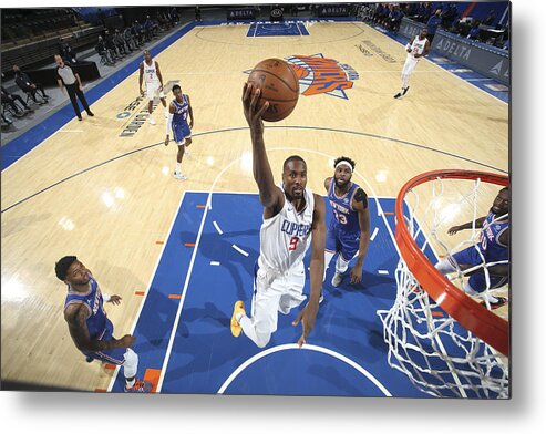 Nba Pro Basketball Metal Print featuring the photograph Serge Ibaka by Nathaniel S. Butler