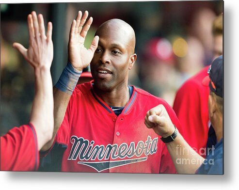 People Metal Print featuring the photograph Torii Hunter #2 by Jason Miller