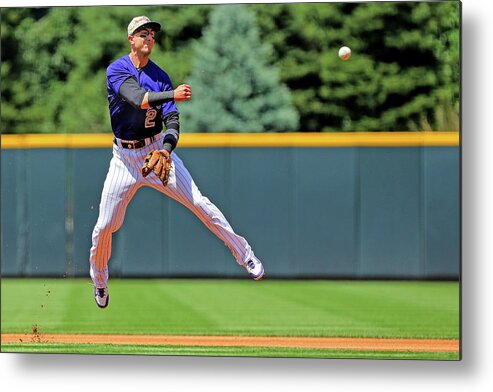 People Metal Print featuring the photograph Troy Tulowitzki by Justin Edmonds