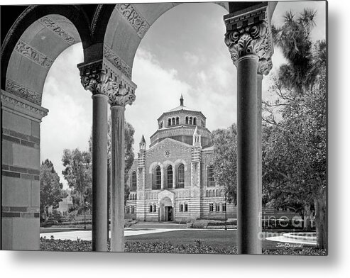 Ucla Metal Print featuring the photograph University of California Los Angeles Powell Library by University Icons