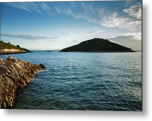 Losinj Metal Print featuring the photograph Veli Osir Island at dawn, Losinj Island, Croatia. #2 by Ian Middleton