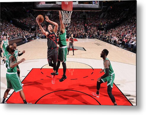 Zach Collins Metal Print featuring the photograph Zach Collins by Sam Forencich