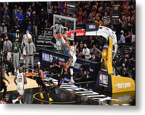 Giannis Antetokounmpo Metal Print featuring the photograph Giannis Antetokounmpo #20 by Jesse D. Garrabrant