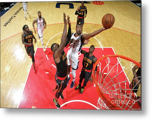 Playoffs Metal Print featuring the photograph John Wall by Ned Dishman
