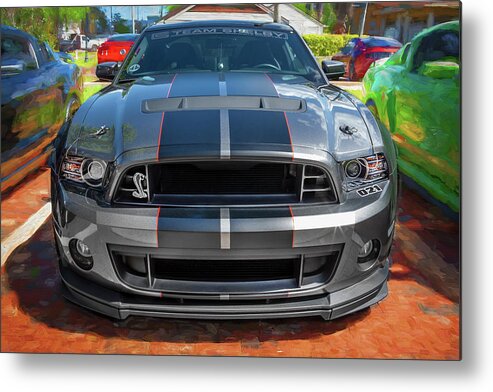 2014 Ford Mustang Shelby Gt500 Metal Print featuring the photograph 2014 Ford Mustang Shelby GT500 X130 by Rich Franco