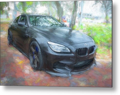 2017 Bmw M6 Competition Coupe Metal Print featuring the photograph 2017 BMW M6 Competition Coupe X119 by Rich Franco