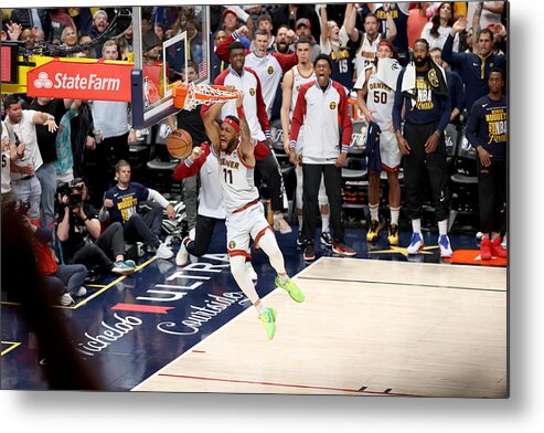 Playoffs Metal Print featuring the photograph 2023 NBA Finals - Miami Heat v Denver Nuggets by Joe Murphy