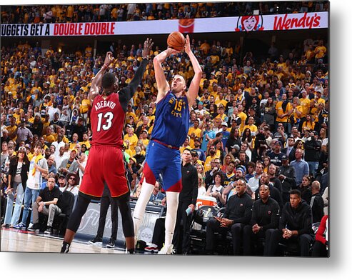 Nba Pro Basketball Metal Print featuring the photograph 2023 NBA Finals - Miami Heat v Denver Nuggets by Nathaniel S. Butler