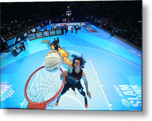 Nba Metal Print featuring the photograph 2024 NBA All Star - AT&T Slam Dunk Contest by Nathaniel S. Butler