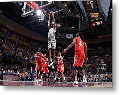 Lebron James Metal Print featuring the photograph Lebron James #21 by David Liam Kyle