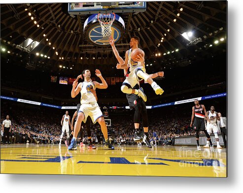 Stephen Curry Metal Print featuring the photograph Stephen Curry #22 by Noah Graham