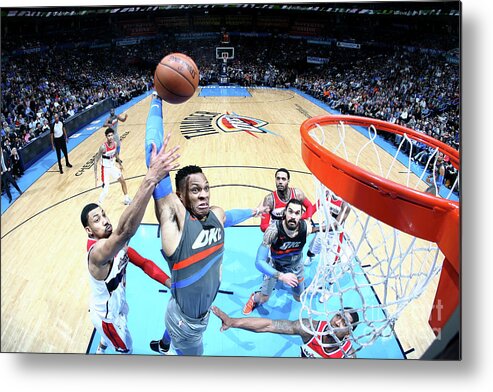 Russell Westbrook Metal Print featuring the photograph Russell Westbrook #27 by Layne Murdoch