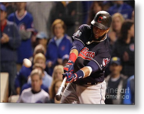 Second Inning Metal Print featuring the photograph Carlos Santana by Jamie Squire