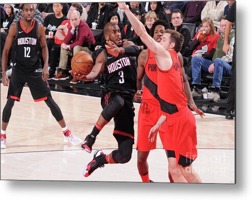 Chris Paul Metal Print featuring the photograph Chris Paul #3 by Sam Forencich