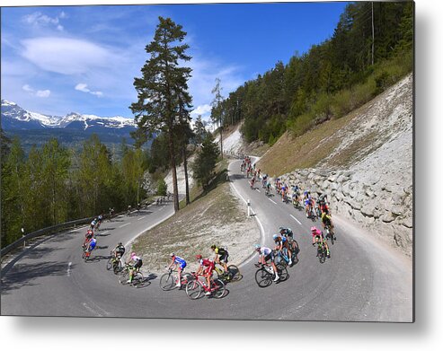 Peloton Metal Print featuring the photograph Cycling: 72nd Tour de Romandie 2018 / Stage 4 #3 by Luc Claessen