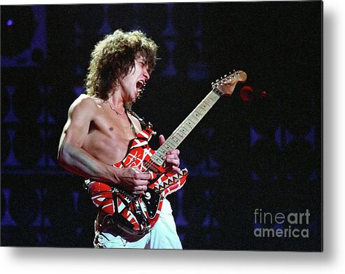 Eddie Metal Print featuring the photograph Eddie Van Halen by Action