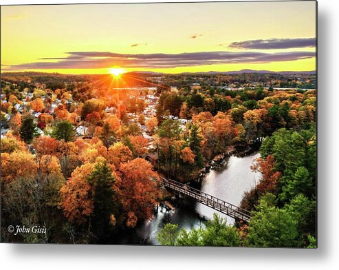  Metal Print featuring the photograph Fall #3 by John Gisis