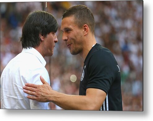 International Match Metal Print featuring the photograph Germany v Hungary - International Friendly #3 by Alexander Hassenstein