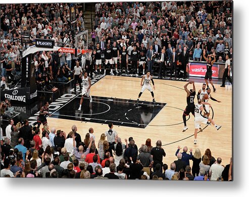 Playoffs Metal Print featuring the photograph James Harden #3 by David Dow