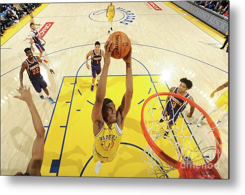 Nba Pro Basketball Metal Print featuring the photograph Kevon Looney by Noah Graham
