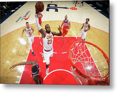 Lebron James Metal Print featuring the photograph Lebron James by Ned Dishman