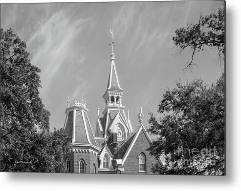 Mercer University Metal Print featuring the photograph Mercer University Godsey Administration by University Icons
