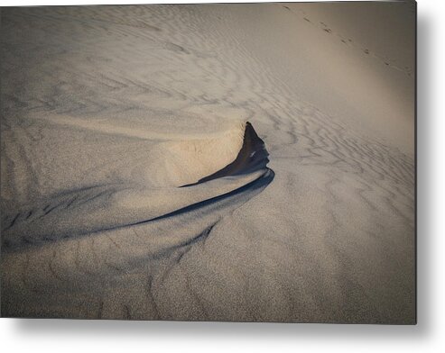 California Metal Print featuring the photograph Mesquite Flat Sand Dunes #3 by Jonathan Babon