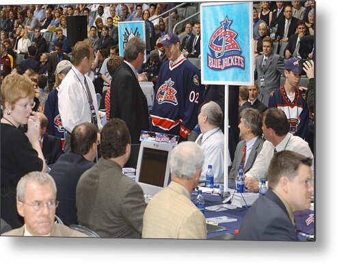 People Metal Print featuring the photograph NHL Entry Draft by Dave Sandford