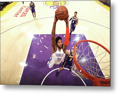 Paul George Metal Print featuring the photograph Paul George #3 by Andrew D. Bernstein