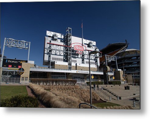 Panthers Metal Print featuring the photograph Pittsburgh Steelers Heinz Field in Pittsburgh Pennsylvania #3 by Eldon McGraw